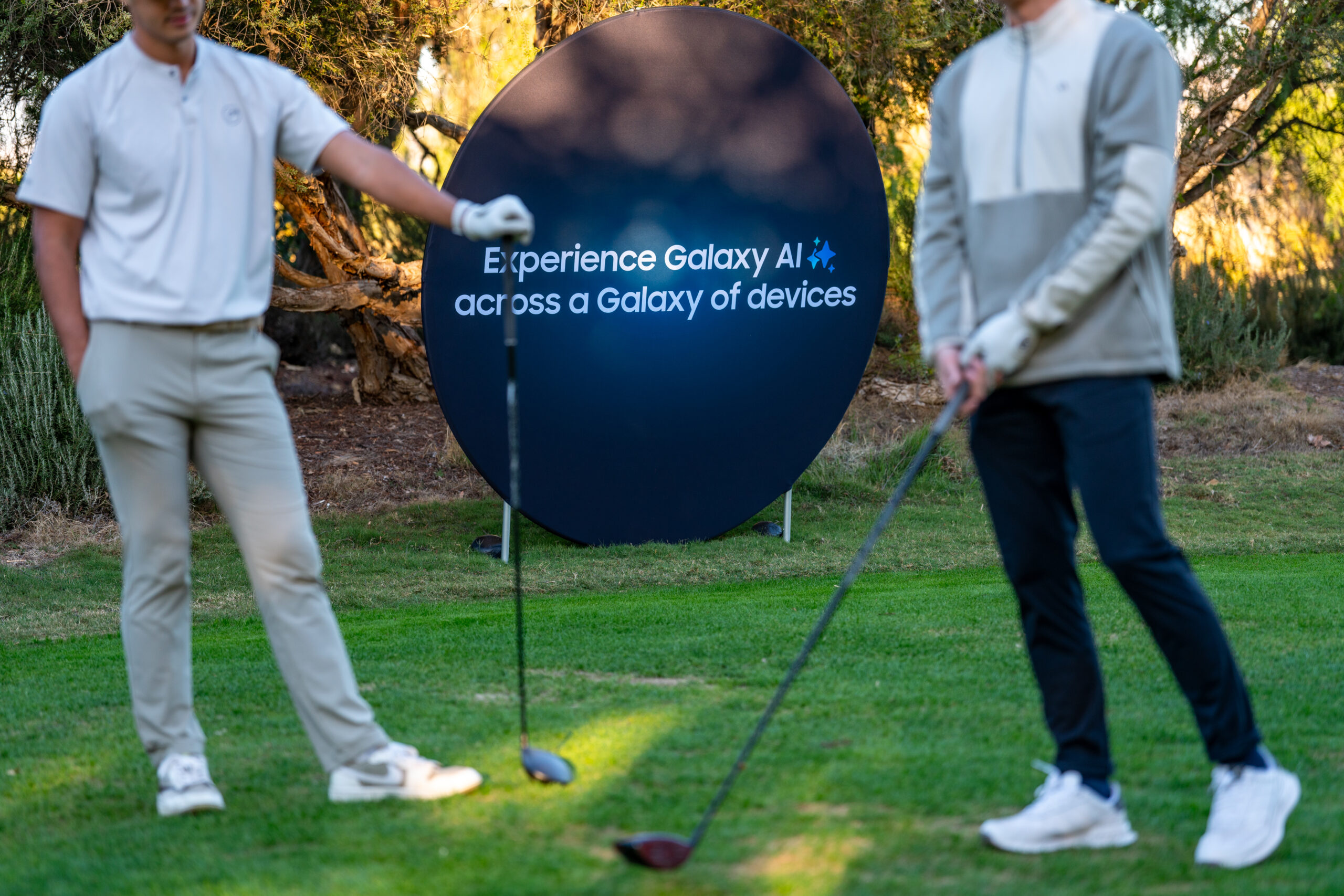 Samsung Galaxy AI golf event