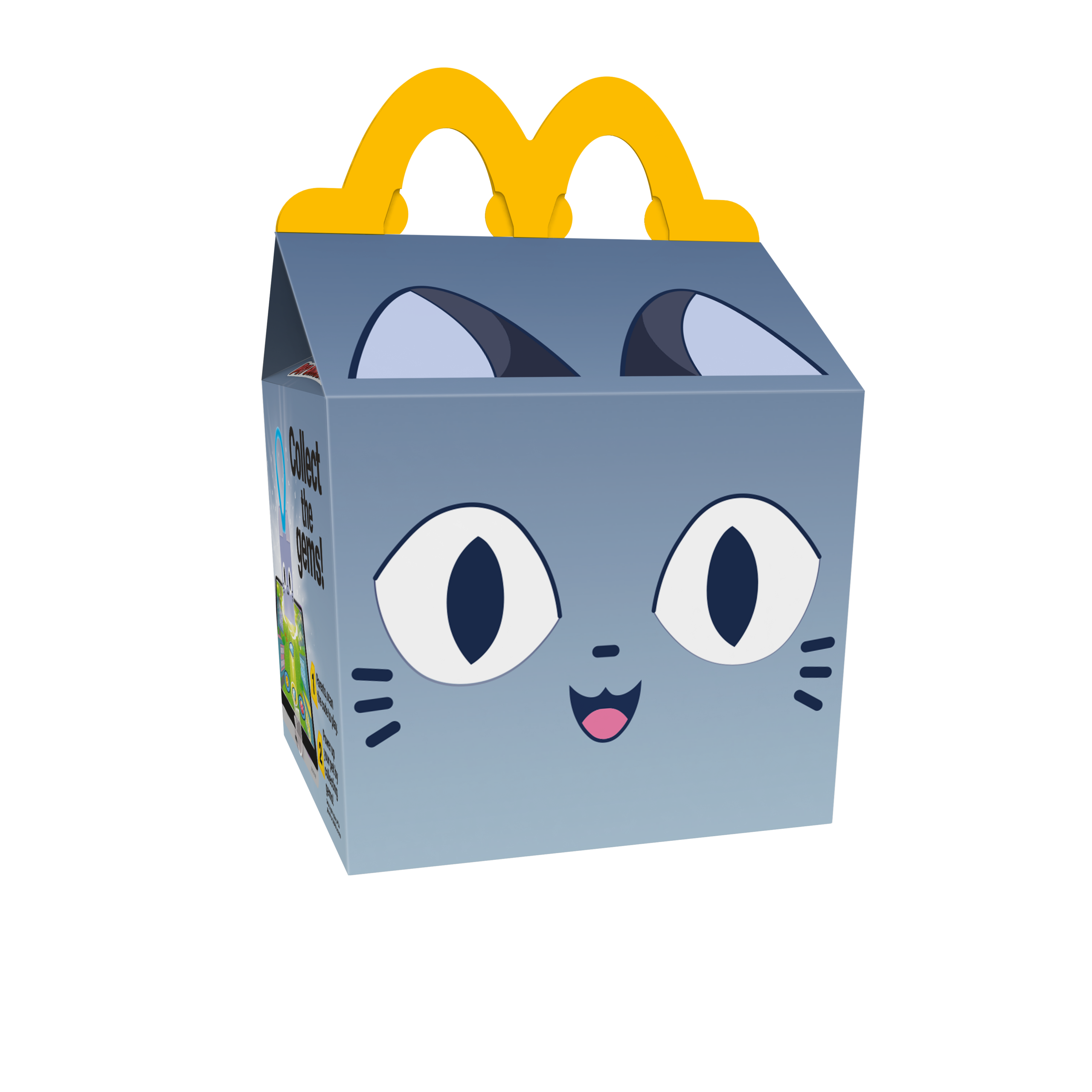 Happy Meal box with cat