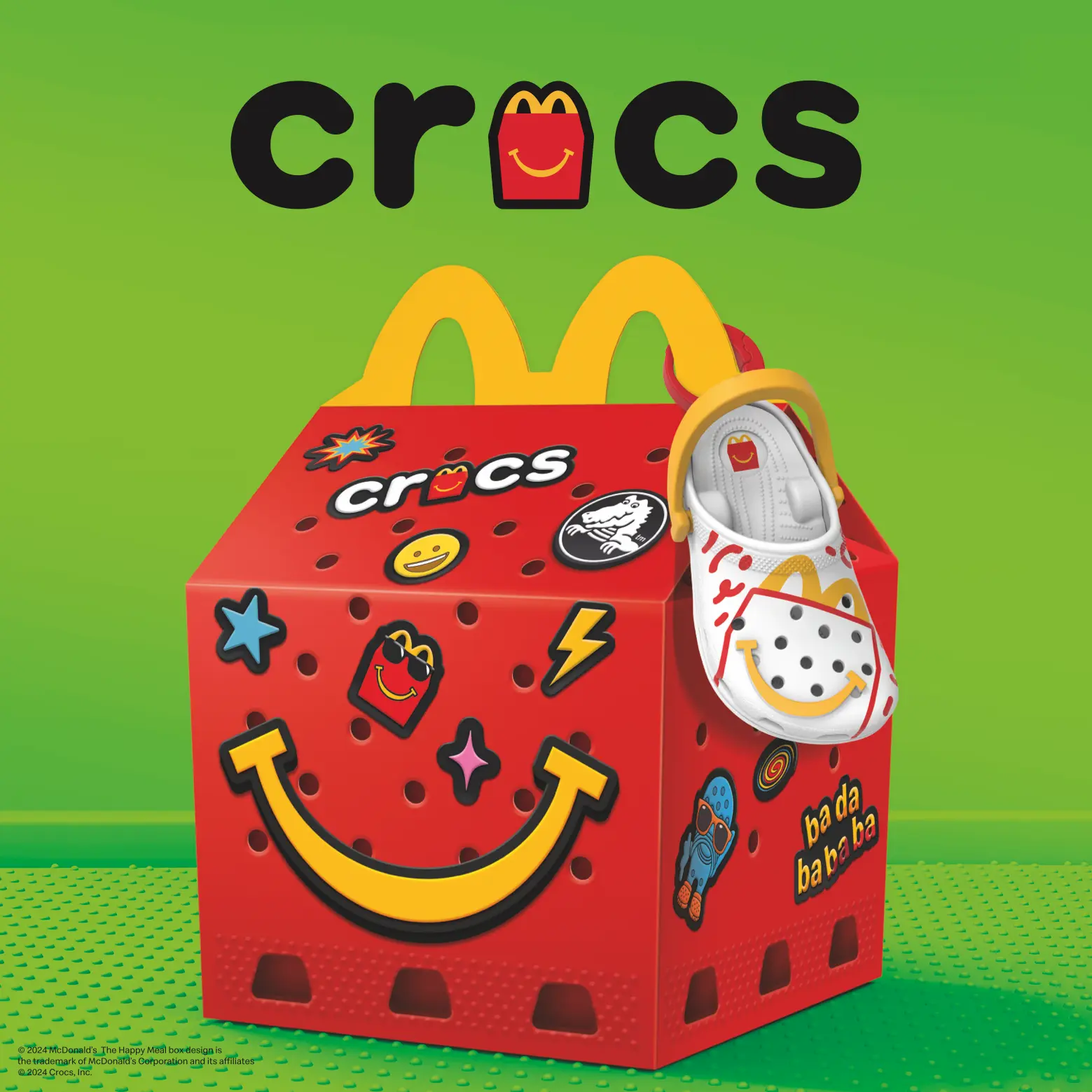 Crocs Happy Meal box