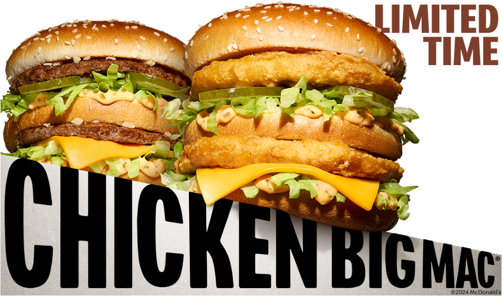 Chicken Big Mac retail poster