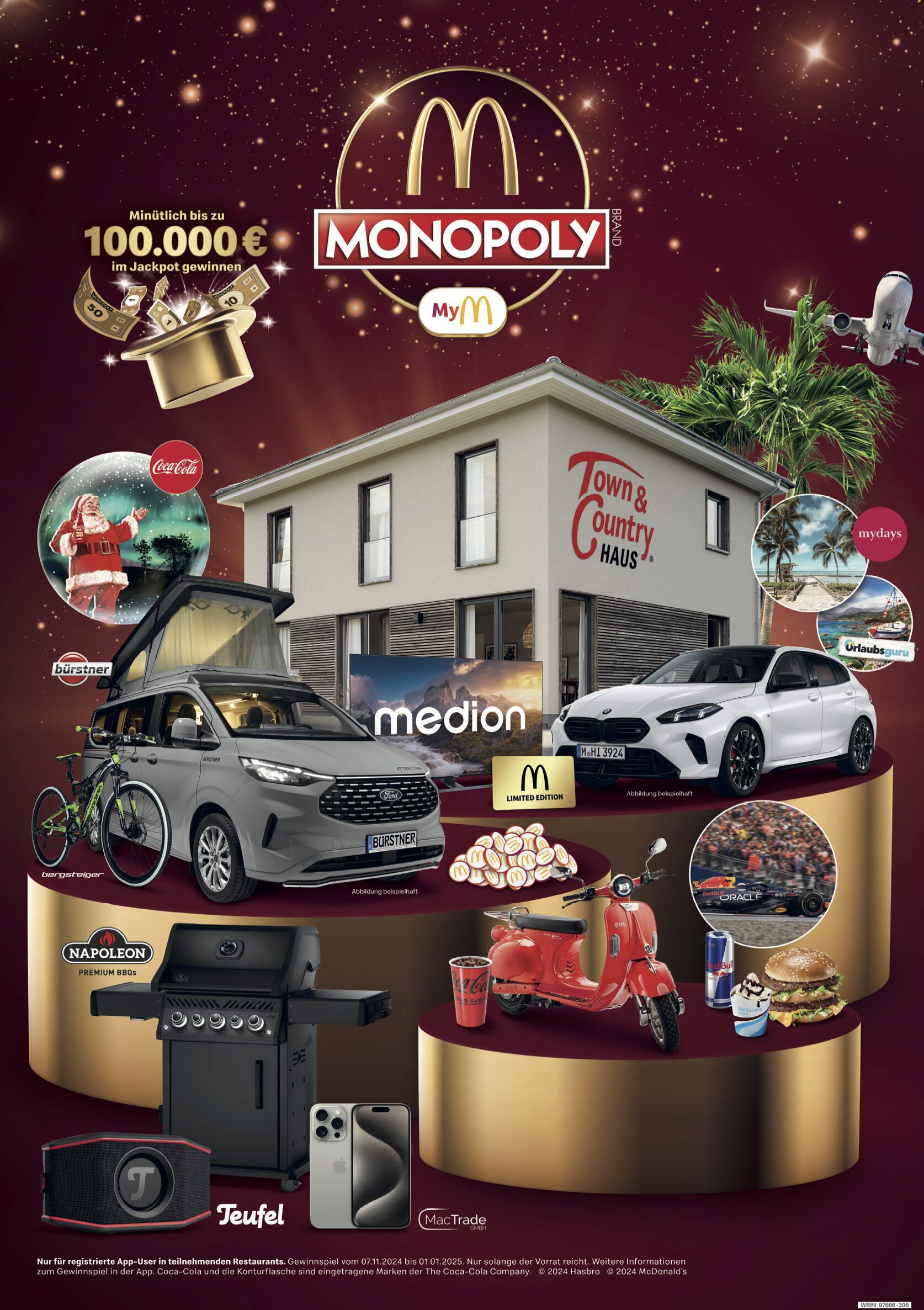 Monopoly Germany prize offering poster