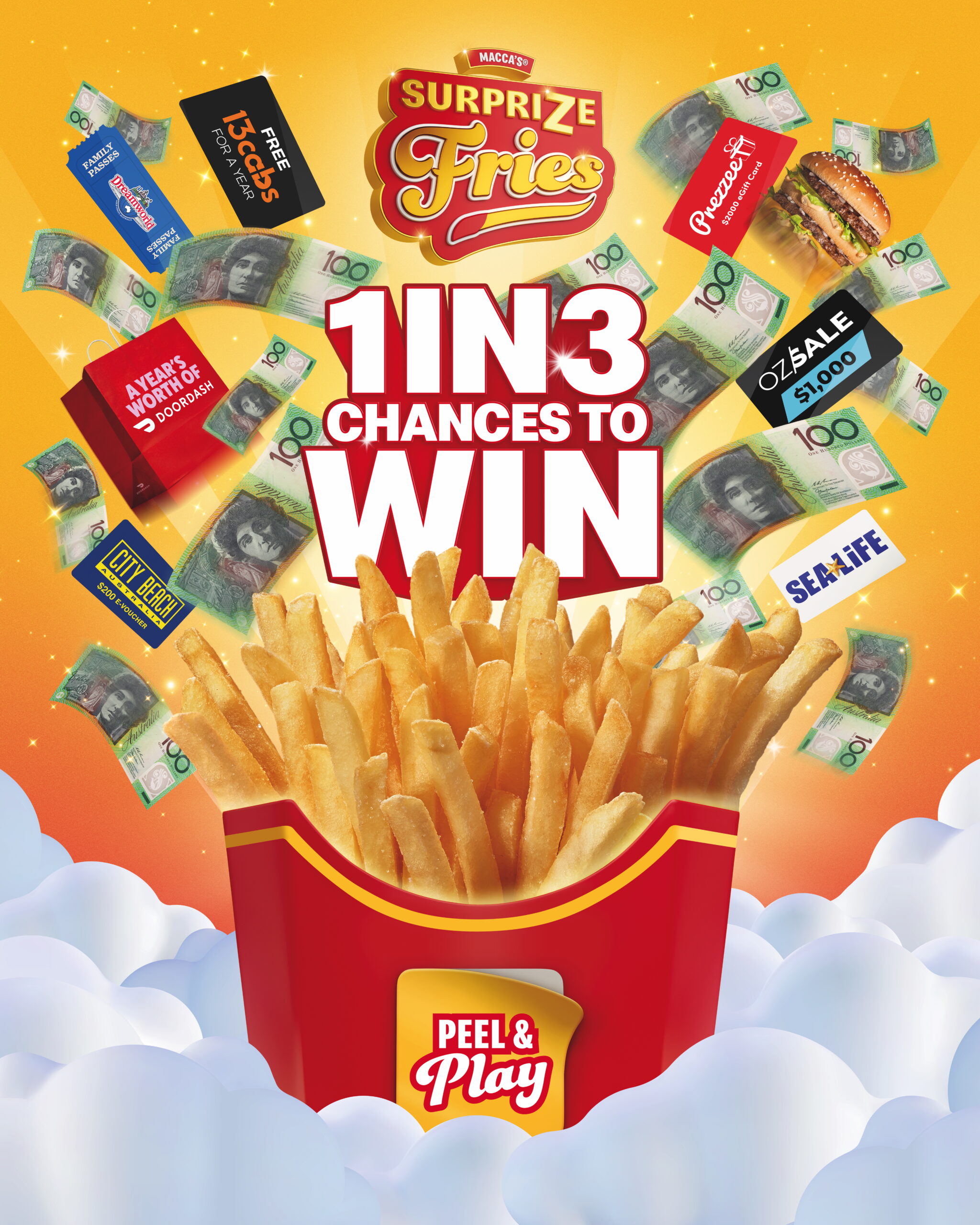 Surprize Fries promotional poster