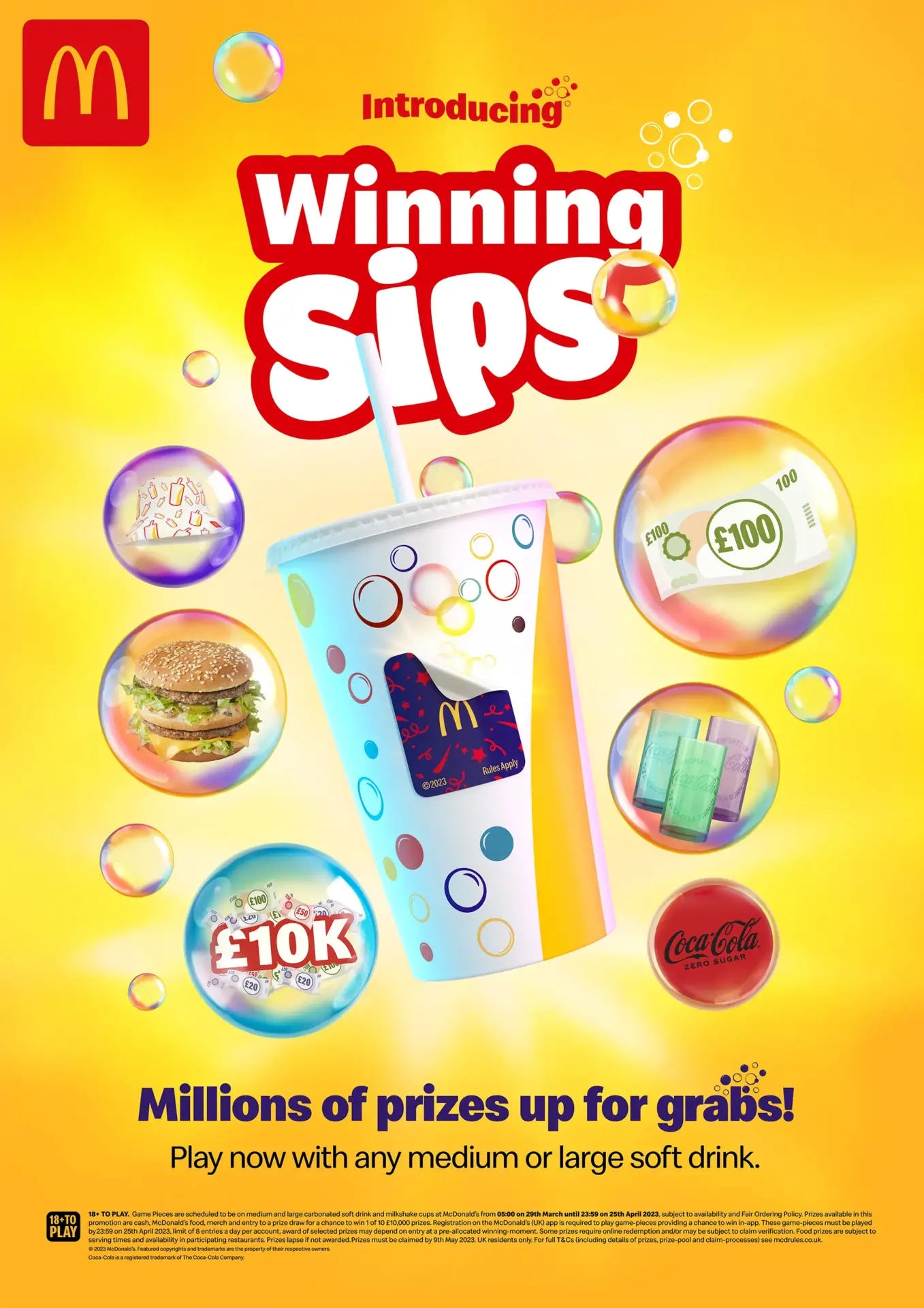 Winning Sips poster advert